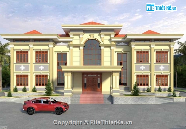 File sketchup ủy ban nhân dân huyện,File sketchup ủy ban nhân dân,File sketchup ủy ban