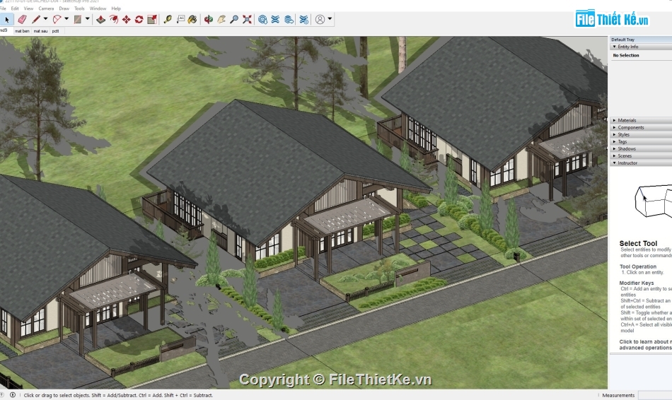 Revit biệt thự 2 tầng,sketchup biệt thự 2 tầng,biệt thự 2 tầng 20x25m,bản vẽ biệt thự 2 tầng,biệt thự 2 tầng châu âu