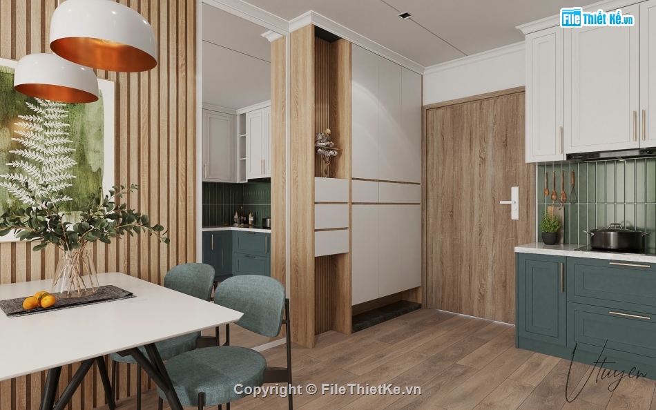 File su nội thất chung cư,File nội thất chung cư,Sketchup nội thất chung cư,Nội thất chung cư,SU phối các phòng chung cư