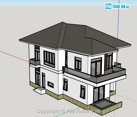 Nhà 2 tầng,biệt thự 2 tầng su,biệt thự 2 tầng,File su biệt thự 2 tầng,Su biệt thự 2 tầng