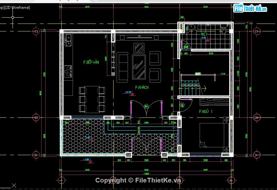 File cad Biệt thự 2 tầng,File su Biệt thự 2 tầng,File sketchup Biệt thự 2 tầng,Model SU Biệt thự 2 tầng