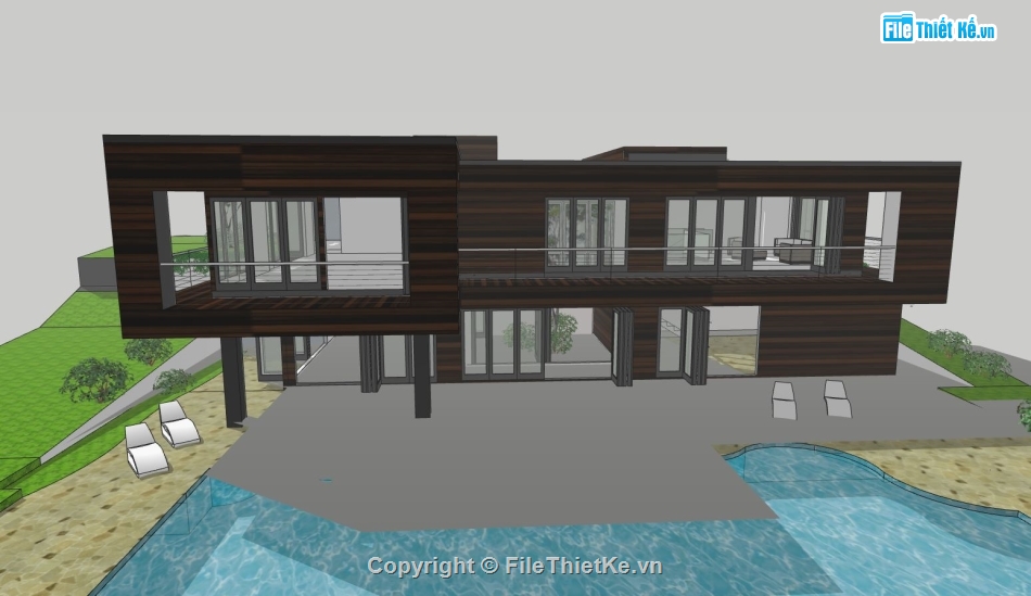 biệt thự 2 tầng,biệt thự 2 tầng su,biệt thự nghỉ dưỡng,model su biệt thự 2 tầng
