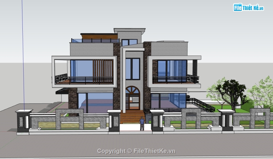 biệt thự 3 tầng,sketchup biệt thự,biệt thự sketchup,File sketchup biệt thự 3 tầng,sketchup biệt thự 3 tầng,biệt thự 3 tầng sketchup