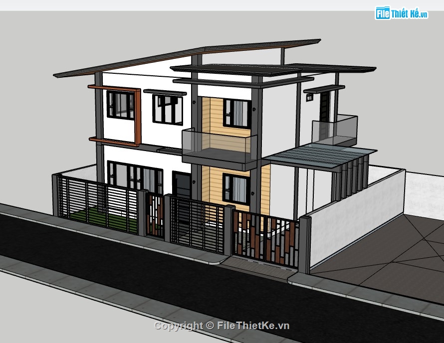 nhà phố 2 tầng,su nhà phố,sketchup nhà phố,su nhà phố 2 tầng,sketchup nhà phố 2 tầng