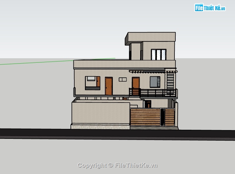 nhà phố  2 tầng,su nhà phố 2 tầng,sketchup nhà phố 2 tầng,su nhà phố,sketchup nhà phố