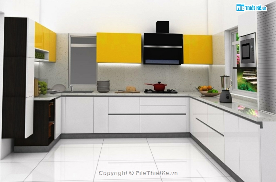 su nội thất,sketchup nội thất,sketchup nội thất bếp