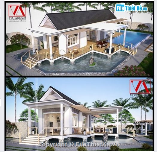 biệt thự vườn,Sketchup nhà vườn,Sketchup,Biệt thự,file Sketchup Biệt thự