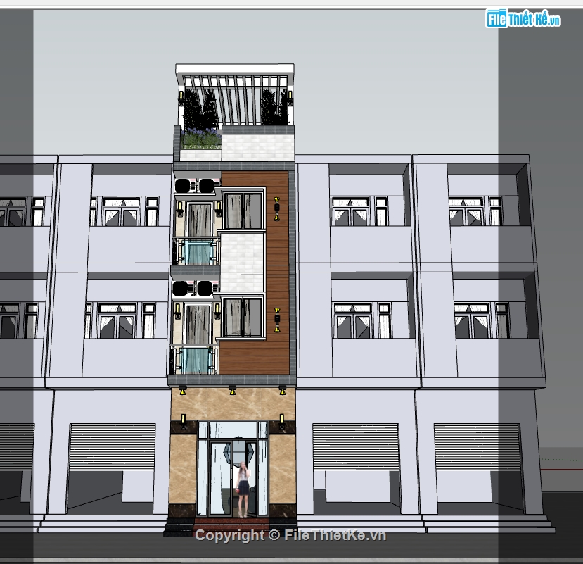 Nhà phố 4 tầng,Su Nhà phố,Nhà lô phố 4 tầng