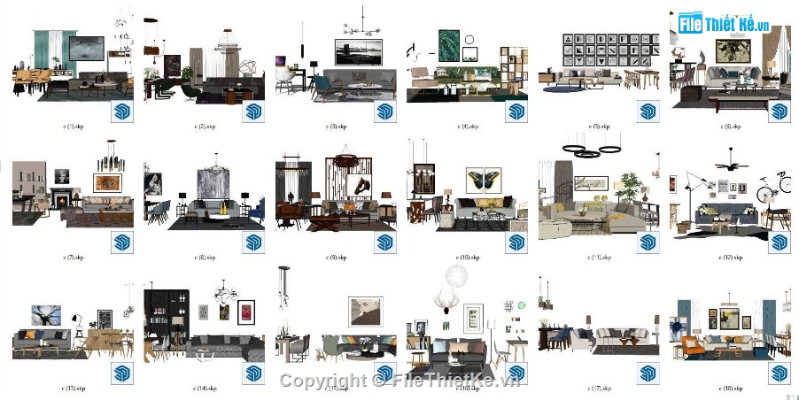 sofa su,tổng hợp mẫu sofa,file sketchup ghế sofa