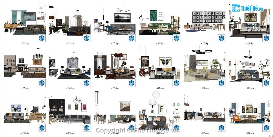 sofa su,tổng hợp mẫu sofa,file sketchup ghế sofa