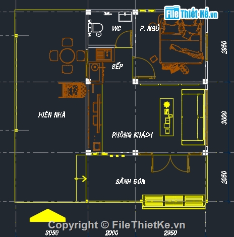 nhà ở nông thôn,kiến trúc nhà cấp 4,nhà cấp 4 đẹp,file su nhà cấp 4