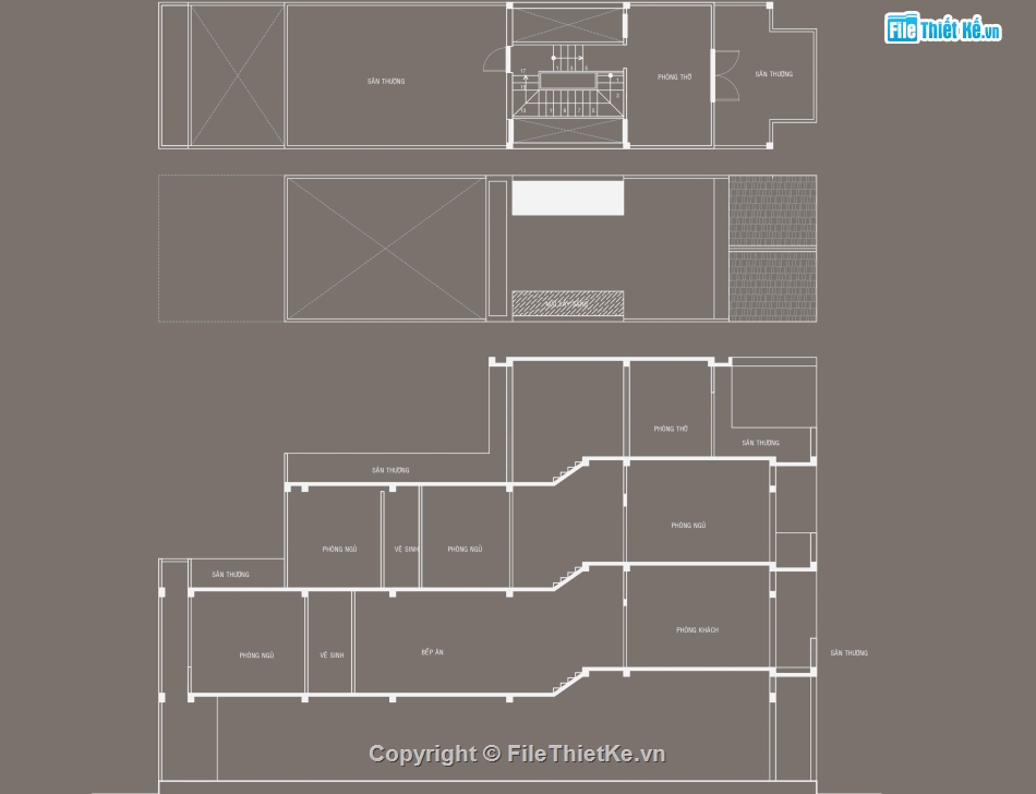 Nhà 3 tầng lệch tầng,nhà phố 3 tầng,file su nhà phố 3 tầng,file cad nhà phố 3 tầng