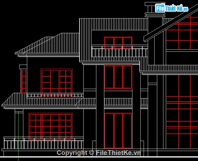 biệt thự đẹp 2 tầng,Thiết kế biệt thự,biệt thự đẹp