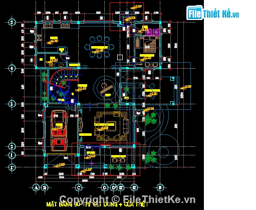 Biệt thự,Bản vẽ mặt bằng,mặt bằng,file cad mặt bằng,bản vẽ biệt thự,biệt thự mái thái