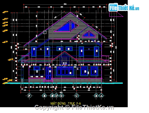 Biệt thự,Bản vẽ mặt bằng,mặt bằng,file cad mặt bằng,bản vẽ biệt thự,biệt thự mái thái