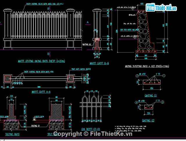 File thiết kế,biệt thự gia đình,tường rào biệt thự,cổng tường rào