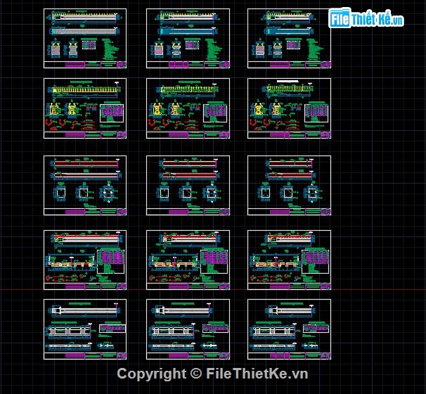 chi tiết dầm I,các loại dầm,dầm file cad,file cad dầm