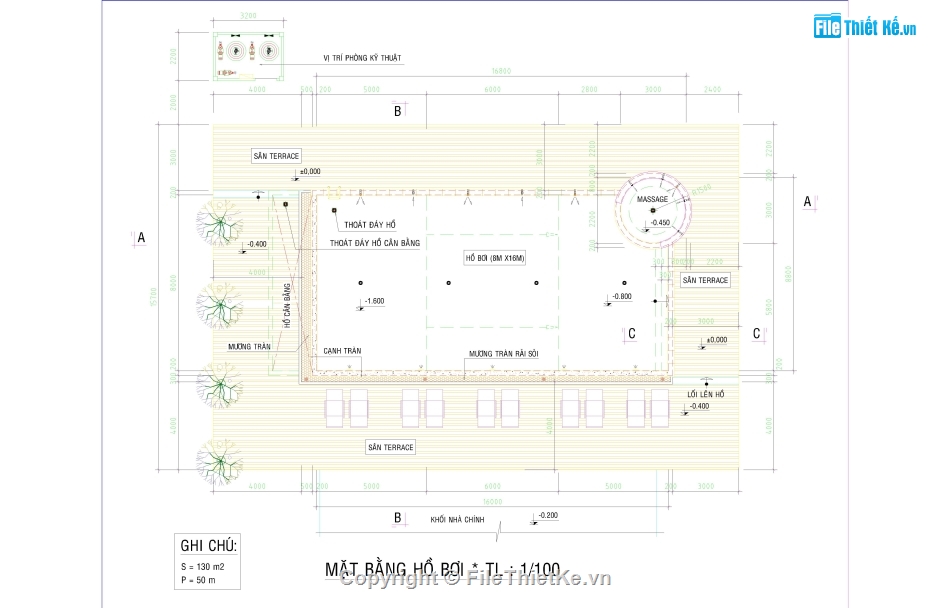 Thiết kế hồ bơi,thi công hồ bơi,bản vẽ hồ bơi,file cad thiết kế hồ bơi