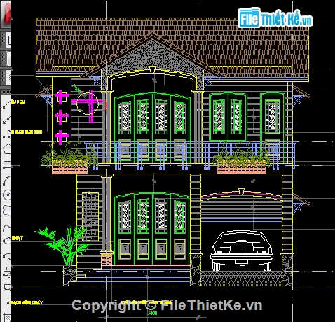 biệt thự phố,kiến trúc biệt thự,kiến trúc biệt thự 8x13.5m,thiết kế mẫu biệt thự,kiến trúc biệt thự đẹp,kiến trúc kiểu biệt thự