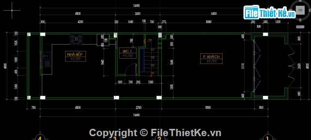 nhà phố 4x15.5m,thiết kế nhà,nhà phố đẹp