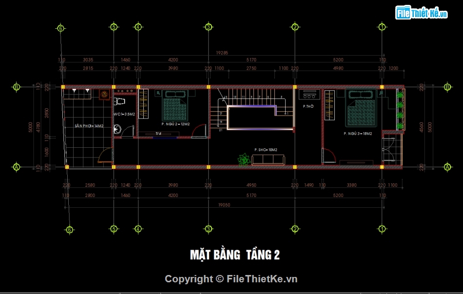 file cad nhà phố 2 tầng,bản vẽ nhà phố 2 tầng,full hồ sơn nhà phố,nhà phố 2 tầng,Thiết kế nhà phố 2 tầng