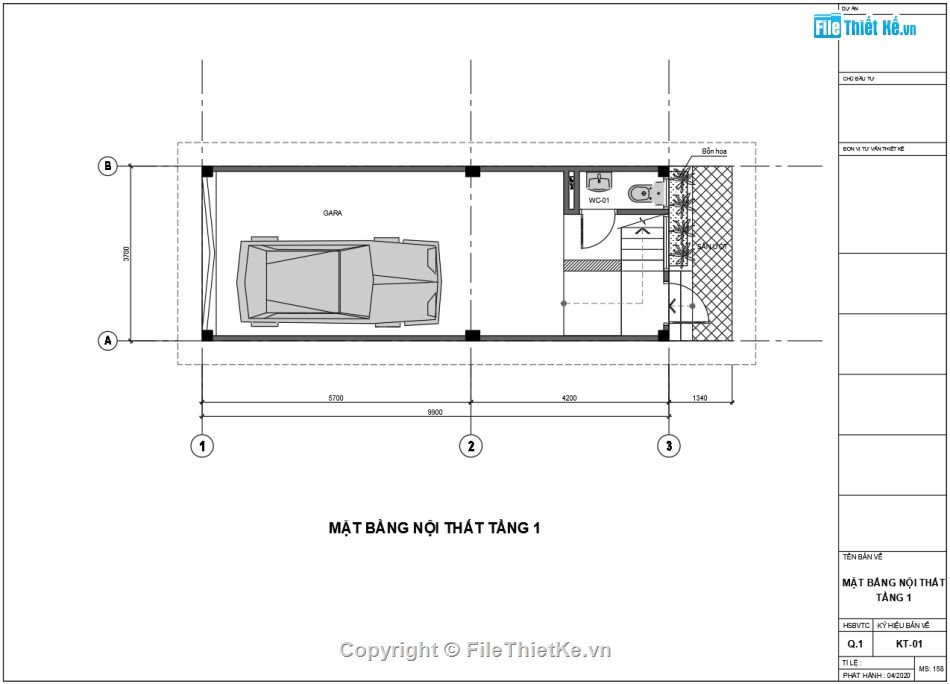 FIle bản vẽ nhà ống 5 tầng,Thiết kế nhà ống 5 tầng đẹp,Bản vẽ cad thiết kế nhà ống đẹp,File cad nhà ống mặt tiền 3.7m,Bản vẽ nhà phố  3.7x10m