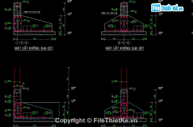 bản vẽ kết cấu,kết cấu nhà phố,nhà phố 4 x 15.8m