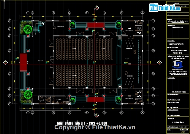 file cad nhà văn hóa,File thiết kế nhà văn hóa,nhà văn hóa,kiến trúc nhà văn hóa