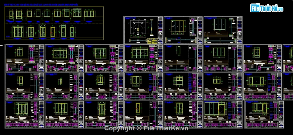 thư viện cad,chi tiết cửa,chi tiết cấu tạo,thư viện cửa