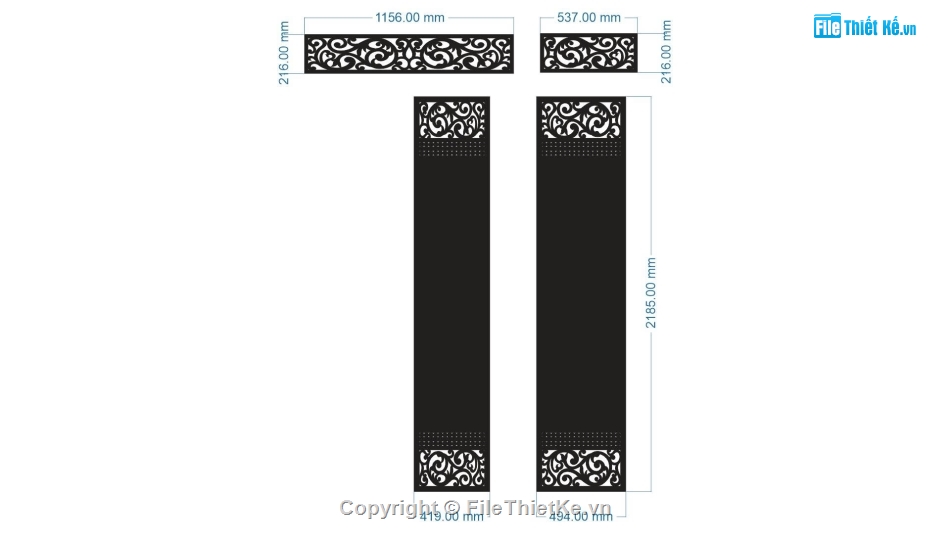 cổng 4 cánh cnc,File cổng 4 cánh,cnc 4 cánh