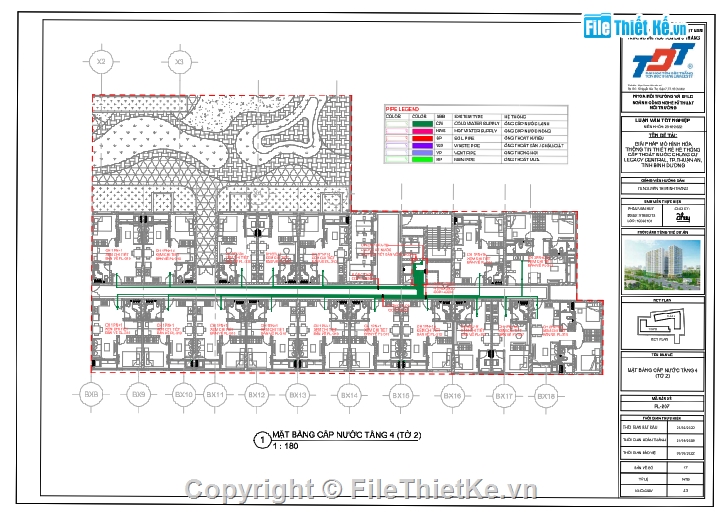 thiết kế chung cư,chung cư,cấp thoát nước,cấp nước,đồ án thiết kế,tầng hầm