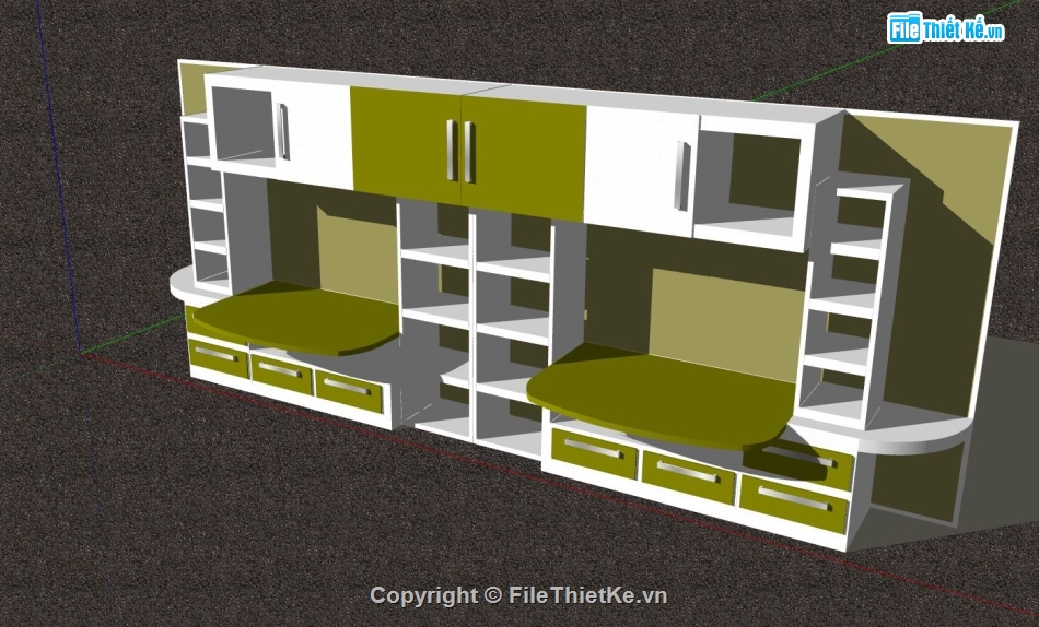 tủ sketchup,mẫu tủ đẹp,model su tủ