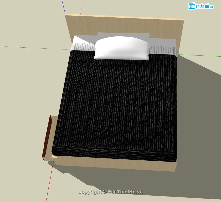 mẫu giường,sketchup mẫu giường,mẫu giường sketchup