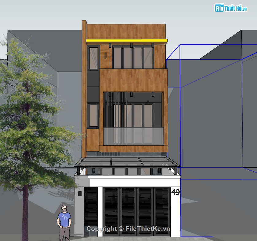 model sketchup nhà 3 tầng,file su nhà phố 3 tầng,file sketchup nhà 3 tầng,Model su nhà phố 3 tầng