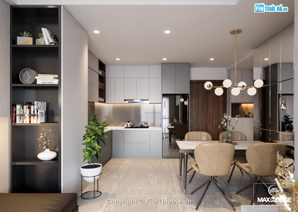 nội thất chung cư sketchup,mẫu sketchup nội thất chung cư,phòng khách chung cư su,file su phòng ngủ chung cư
