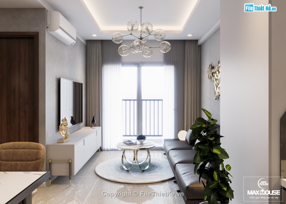 nội thất chung cư sketchup,mẫu sketchup nội thất chung cư,phòng khách chung cư su,file su phòng ngủ chung cư