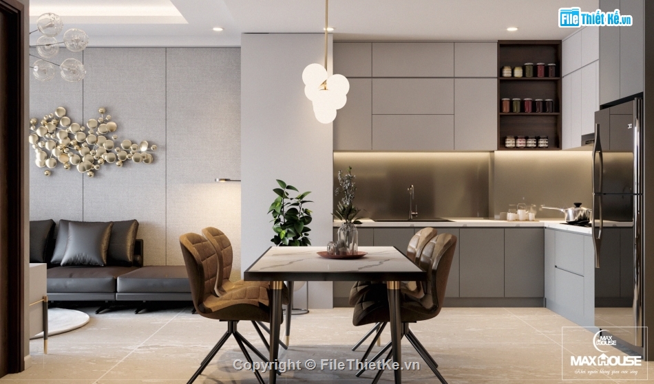 nội thất chung cư sketchup,mẫu sketchup nội thất chung cư,phòng khách chung cư su,file su phòng ngủ chung cư
