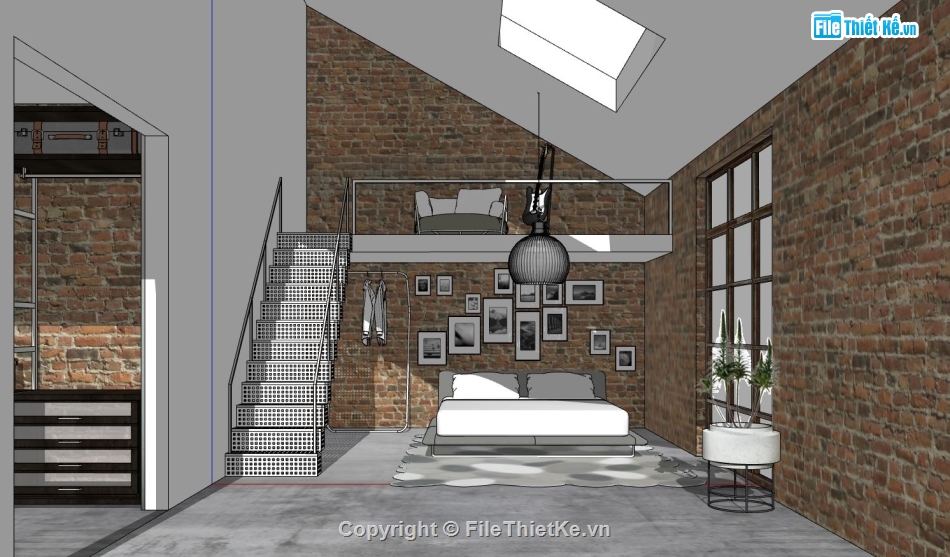 file sketchup phòng khách,sketchup phòng khách,Nội thất file sketchup,nội thất phòng khách file su,sketchup nội thất phòng khách