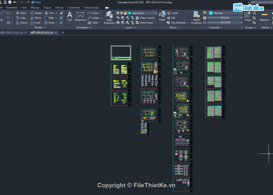 Hồ sơ,thi công,autocad