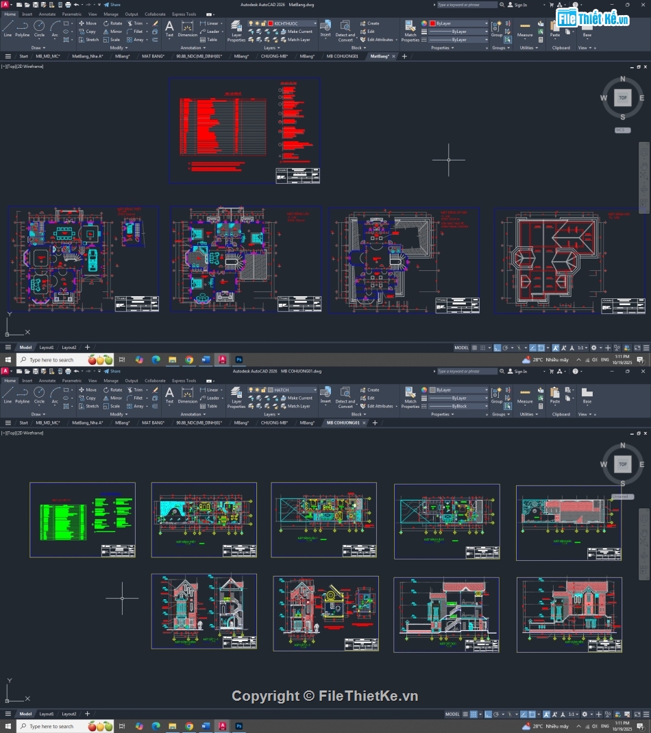 mẫu biệt thự,file cad biệt thự,biệt thự file cad