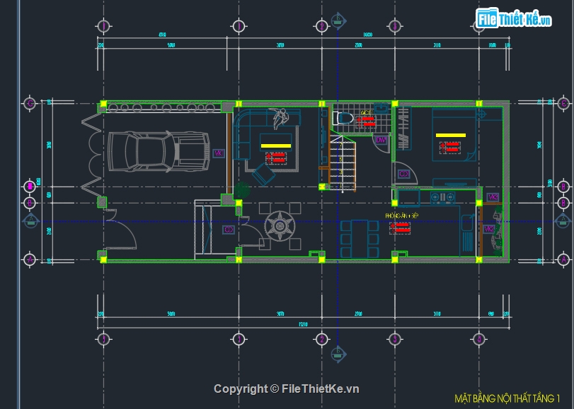 bản vẽ nhà phố 3 tầng,bản vẽ nhà phố,Bản vẽ cad nhà phố 3 tầng