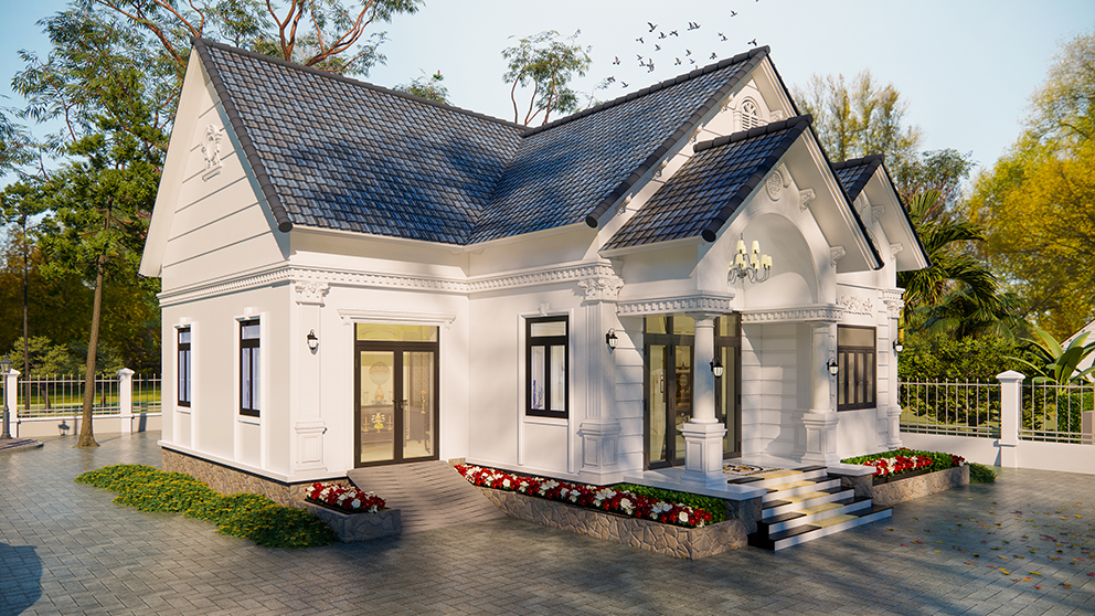 BIỆT THỰ FULL,thiết kế biệt thự mái thái autocad,biệt thự đẹp,biệt thự full,biệt thự cấp 4,CAD
