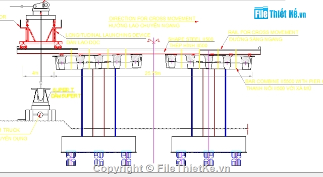 Bản vẽ,Cầu,bảng tính,mố,trụ,super T