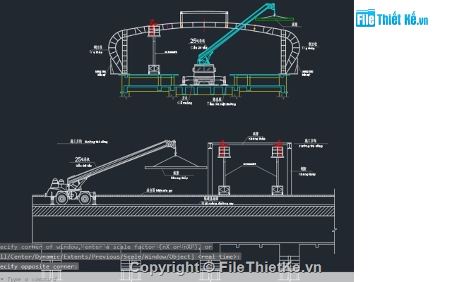 Biện pháp thi công,BPTC kết cấu thép,Mái nhà ga đường sắt,cầu đường sắt,Đường sắt Cát Linh - Hà Đông,thép