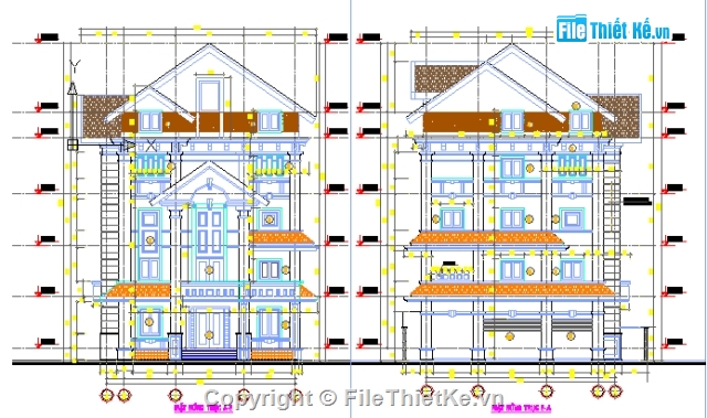 bản vẽ biệt thự,biệt thự 5 tầng,15x18m,bản vẽ thiết kế,bản vẽ  biệt thự,thiết kế biệt thự