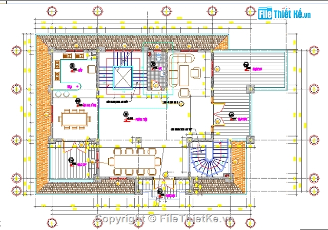 bản vẽ biệt thự,biệt thự 5 tầng,15x18m,bản vẽ thiết kế,bản vẽ  biệt thự,thiết kế biệt thự
