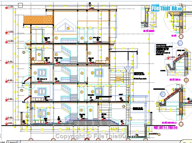 bản vẽ biệt thự,biệt thự 5 tầng,15x18m,bản vẽ thiết kế,bản vẽ  biệt thự,thiết kế biệt thự