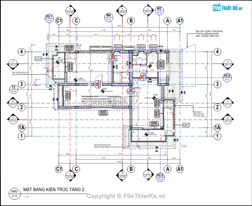 biệt thự 3 tầng,bản vẽ 3 tầng,kiến trúc biệt thự đẹp