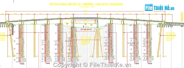 cad cầu,hồ sơ thiết kế,bản vẽ thiết kế,Khối lượng,dàn bailey,bản vẽ thi công cầu