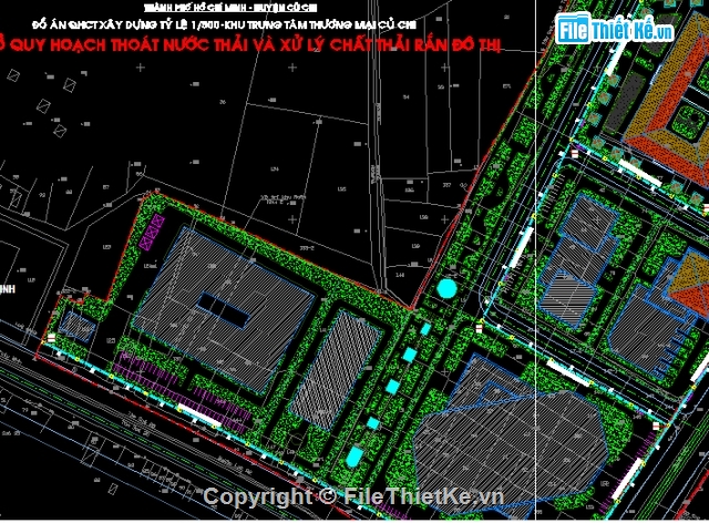 Bản vẽ quy hoạch,trung tâm thương mại,thương mại củ chi